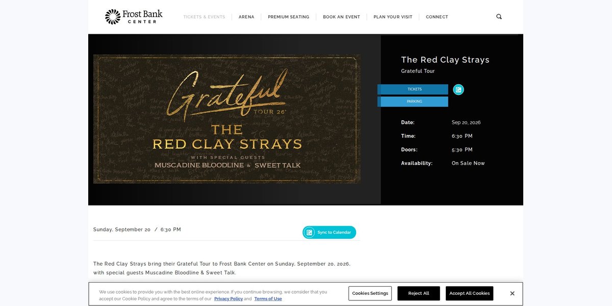 The Red Clay Strays — Grateful Tour in San Antonio, TX
