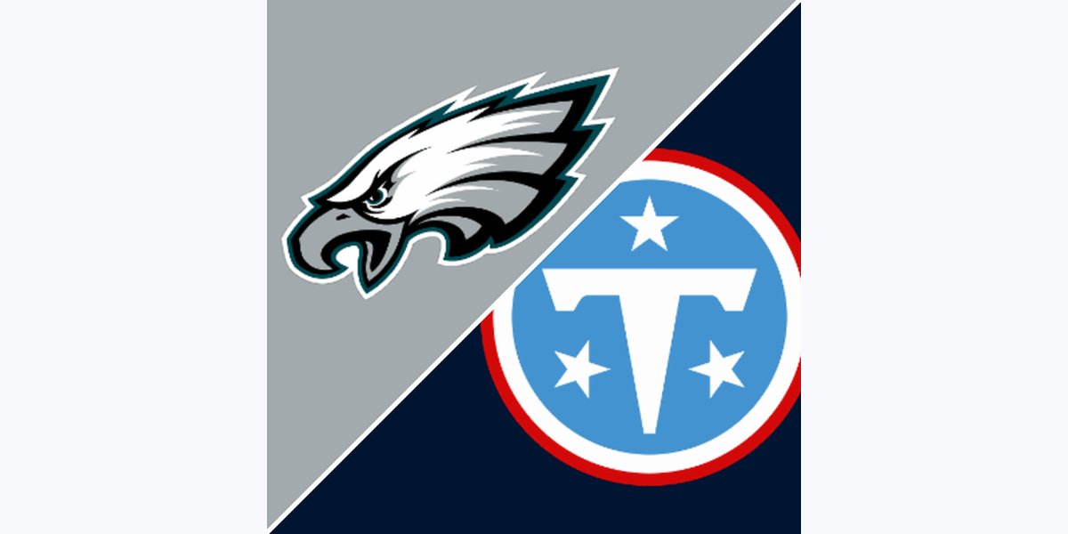Philadelphia Eagles at Tennessee Titans in Nashville, TN