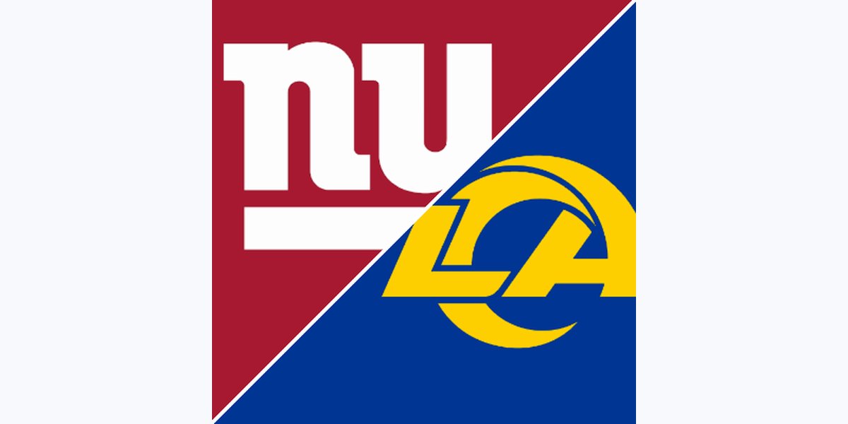 New York Giants at Los Angeles Rams photo in Inglewood, CA
