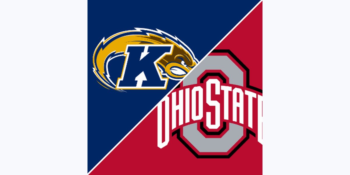 Kent State Golden Flashes at Ohio State Buckeyes in Columbus, OH