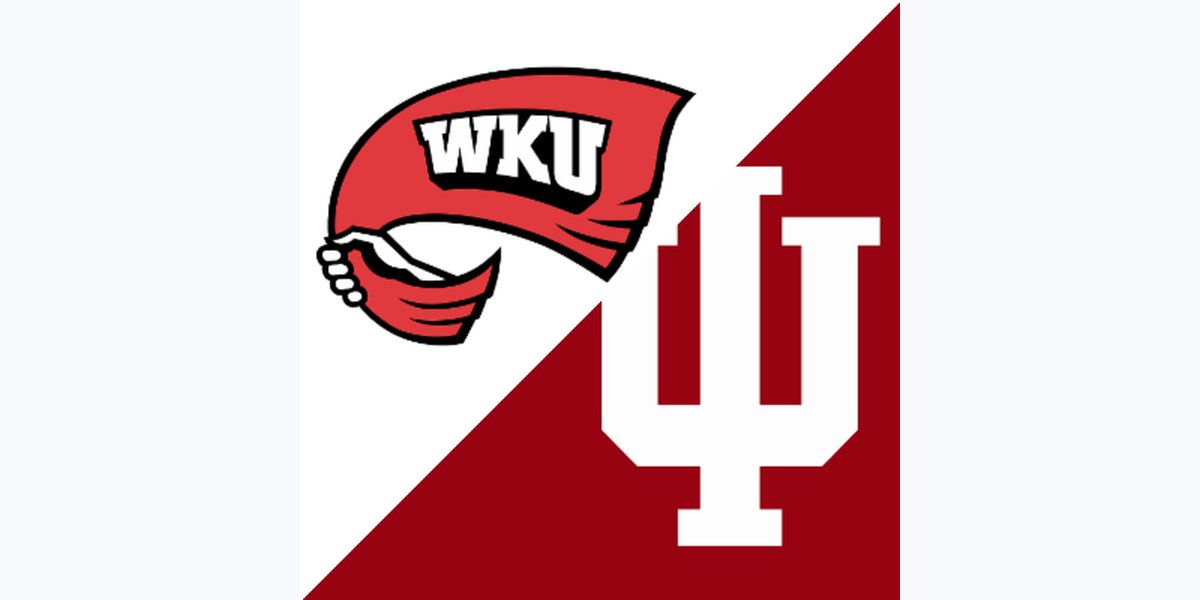 Western Kentucky Hilltoppers at Indiana Hoosiers in Bloomington, IN